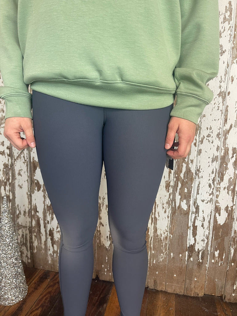 Micro-Ribbed High-Waist Legging – Seven Sisters Boutique