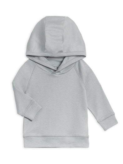 Colored Organics - Organic Baby & Kids Madison Hooded Pullover - Mist: 5T/6