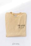 OAT COLLECTIVE - PRAISE THE  LORD Mineral Graphic Top: L / LT.GREY