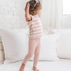 Colored Organics - Organic Baby and Kids Classic Leggings - Blush: 0-3M