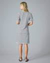 Downeast - Fave French Terry Dress: M / Cream Stripe