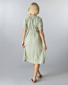 Downeast - Verona Dress: M / Seagrass