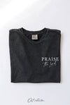 OAT COLLECTIVE - PRAISE THE  LORD Mineral Graphic Top: L / LT.GREY