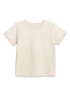 Colored Organics - Organic Baby and Kids Classic Crew Neck Tee - Natural: 6