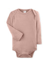 Colored Organics - Organic Baby Long Sleeve Classic Bodysuit - Blush: 0-3M