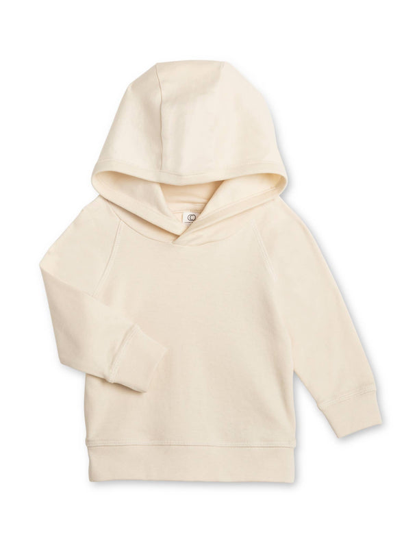 Colored Organics - Organic Baby and Kids Madison Hooded Pullover - Natural: 6