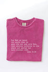 FOR GOD SO LOVED Mineral Graphic Top