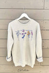 OAT COLLECTIVE - LOVE THEM, TEACH THEM Mineral Graphic Sweatshirt: M / SOFT PINK