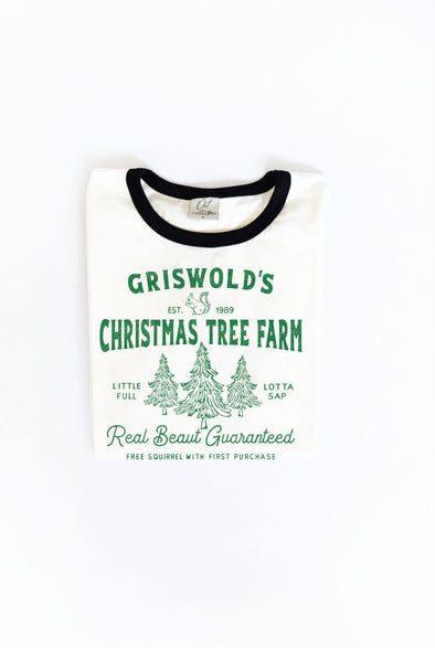 GRISWOLD'S TREE FARM  Ringer Graphic Top