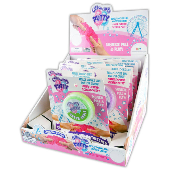 Novelty Brands - SO MUCH FUN! COTTON CANDY PUTTY 12 PIECES PER DISPLAY
