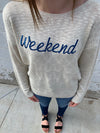 Boat Neck Weekend Sweater Top