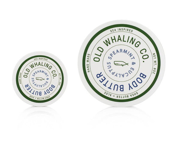Old Whaling Company - Spearmint + Eucalyptus Travel-Size Body Butter (2oz)