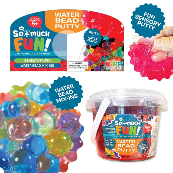 Novelty Brands - WATER BEAD PUTTY SENSORY TOY 12 PIECES PER PACK