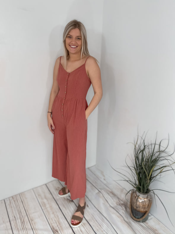 Pinstripe Jumpsuit