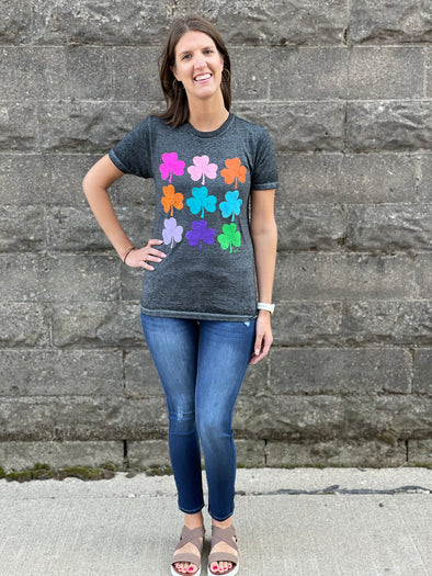 Colored Shamrock Tee